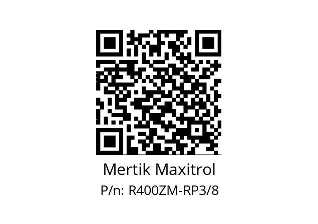   Mertik Maxitrol R400ZM-RP3/8