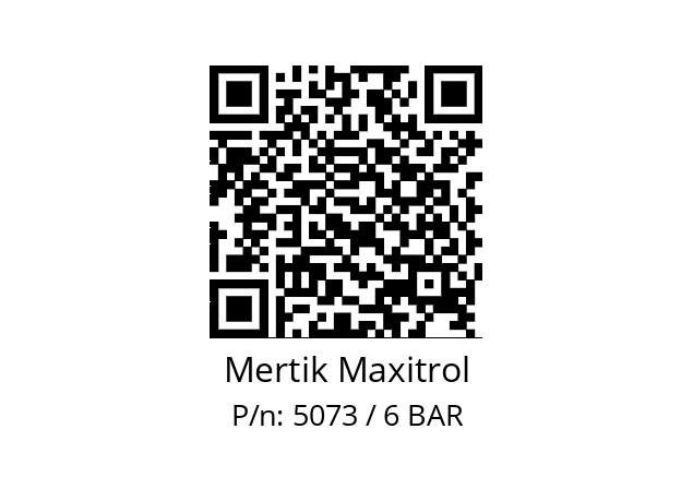   Mertik Maxitrol 5073 / 6 BAR