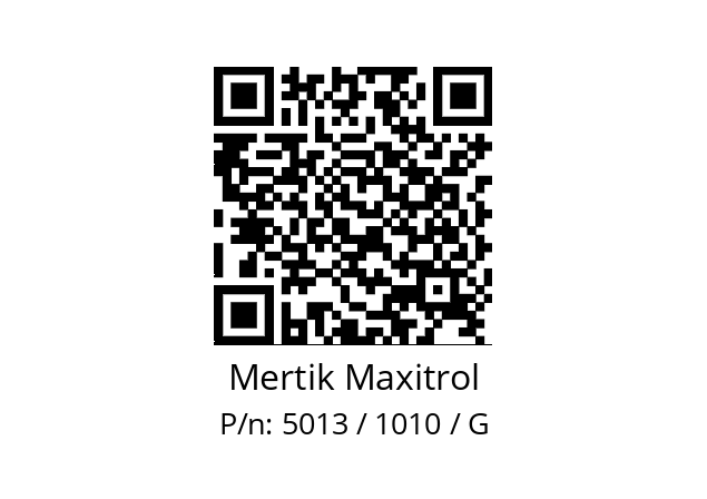   Mertik Maxitrol 5013 / 1010 / G