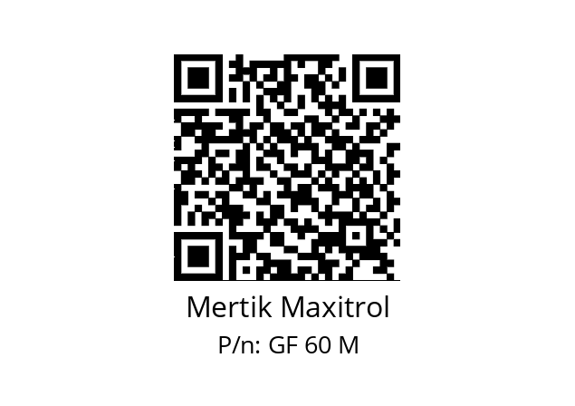   Mertik Maxitrol GF 60 M