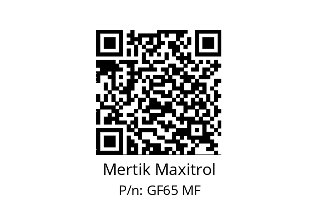   Mertik Maxitrol GF65 MF