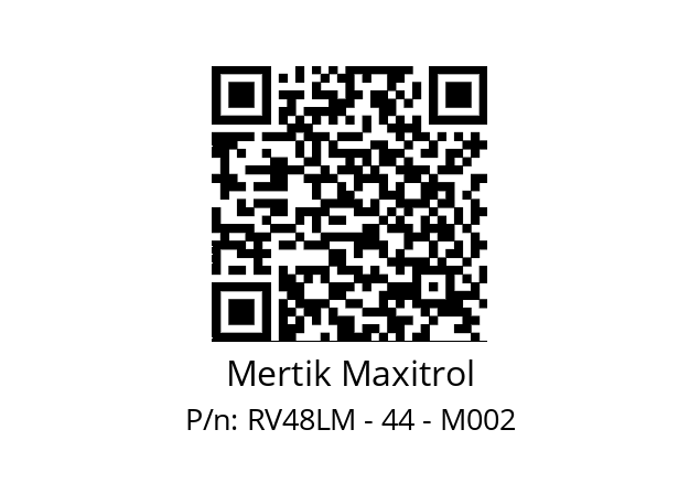   Mertik Maxitrol RV48LM - 44 - M002