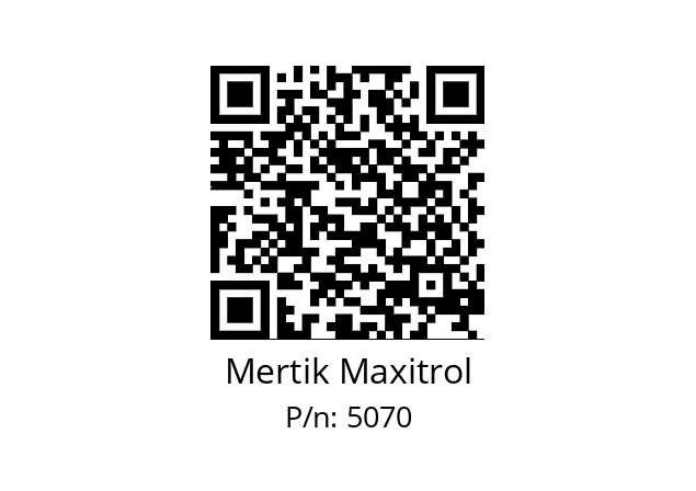   Mertik Maxitrol 5070