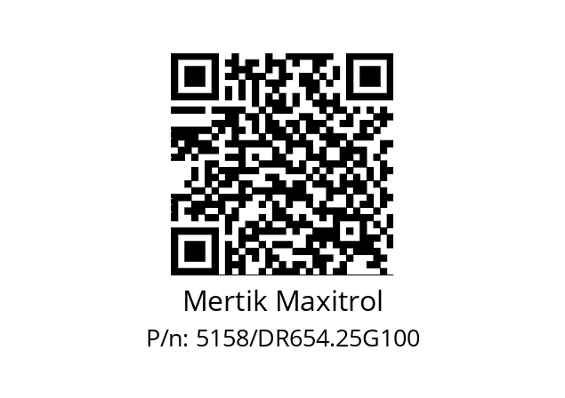   Mertik Maxitrol 5158/DR654.25G100