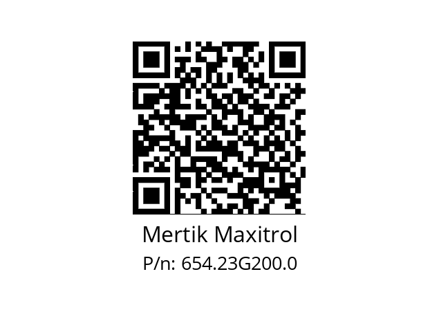   Mertik Maxitrol 654.23G200.0