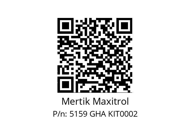   Mertik Maxitrol 5159 GHA KIT0002