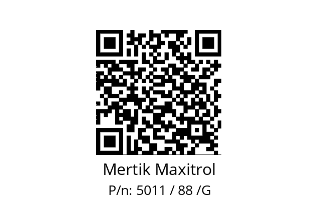   Mertik Maxitrol 5011 / 88 /G