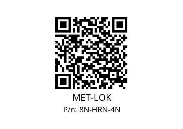   MET-LOK 8N-HRN-4N