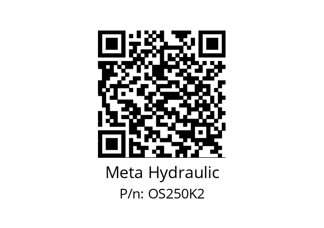   Meta Hydraulic OS250K2