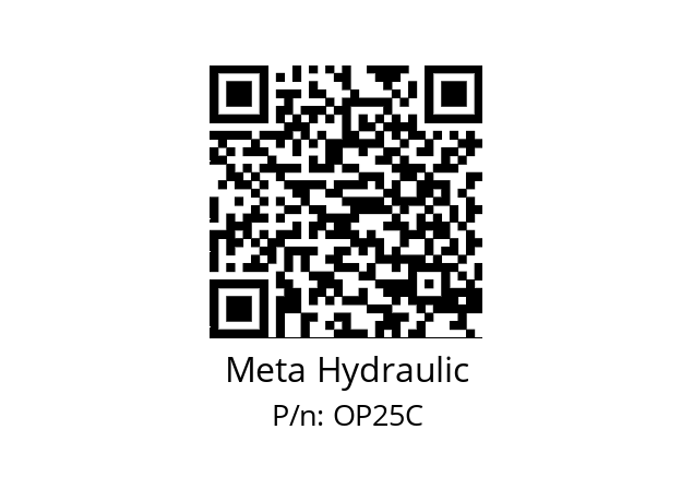   Meta Hydraulic OP25C