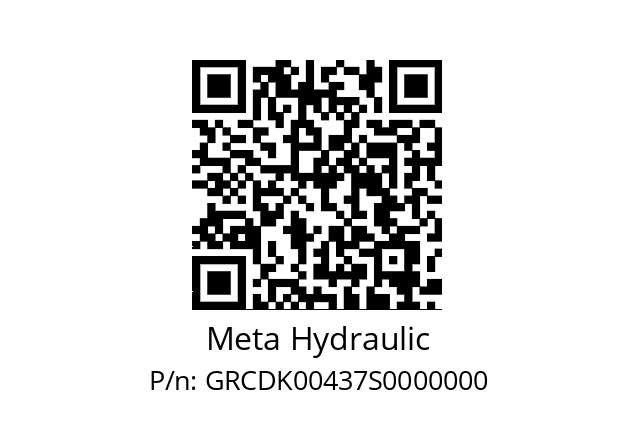   Meta Hydraulic GRCDK00437S0000000