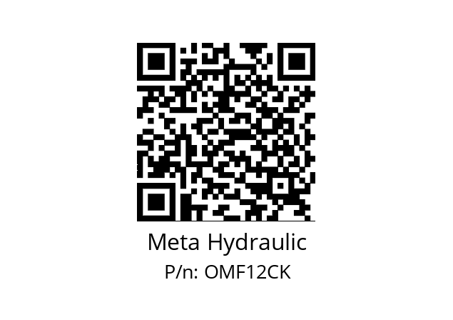   Meta Hydraulic OMF12CK