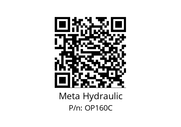   Meta Hydraulic OP160C