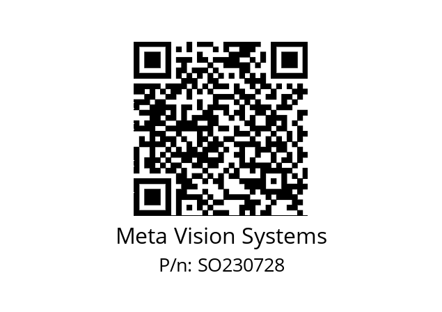   Meta Vision Systems SO230728