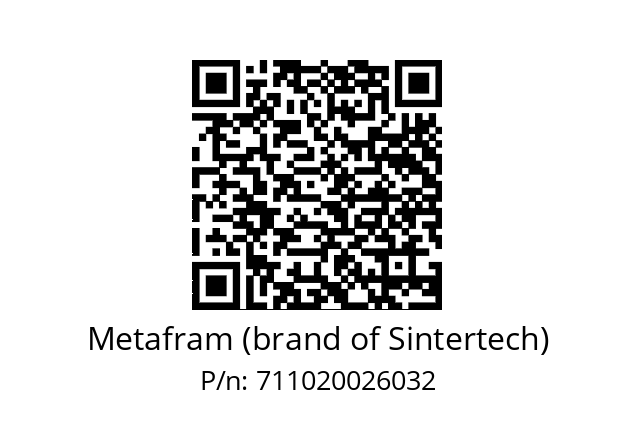   Metafram (brand of Sintertech) 711020026032