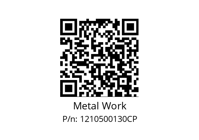   Metal Work 1210500130CP