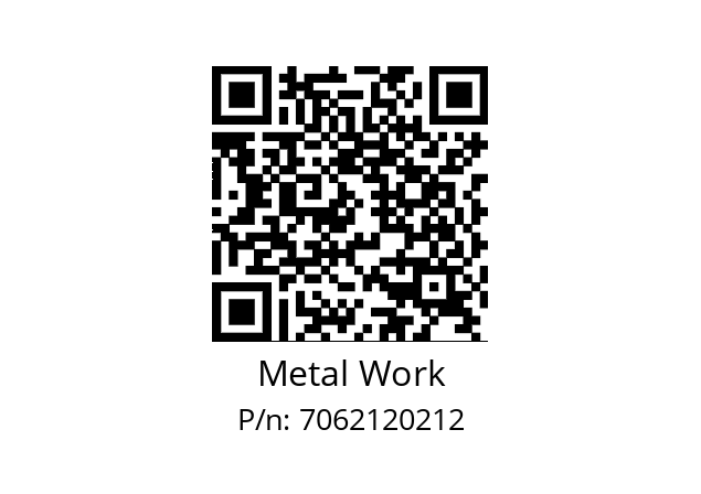   Metal Work 7062120212