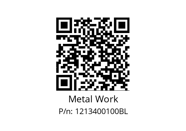   Metal Work 1213400100BL