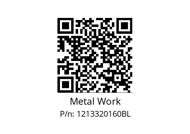   Metal Work 1213320160BL