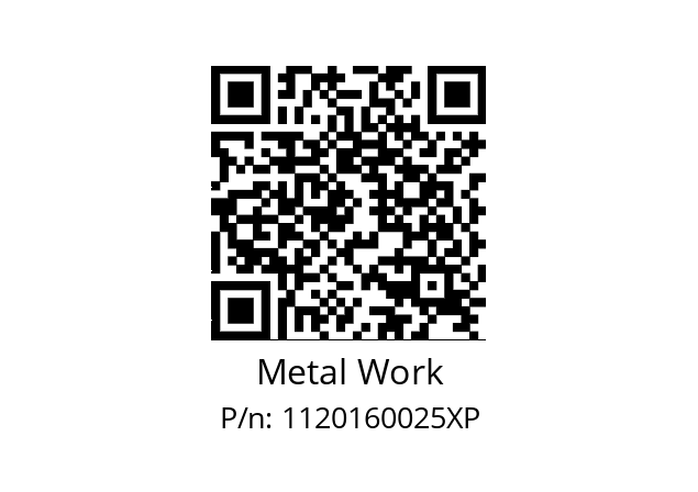   Metal Work 1120160025XP