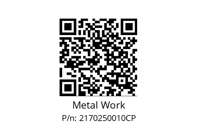   Metal Work 2170250010CP