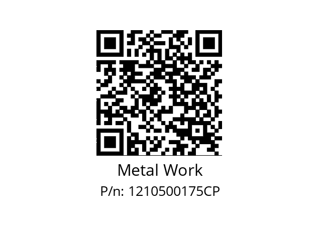   Metal Work 1210500175CP