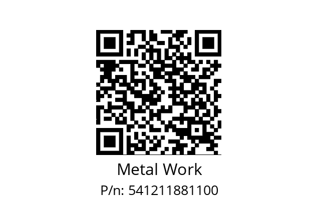   Metal Work 541211881100