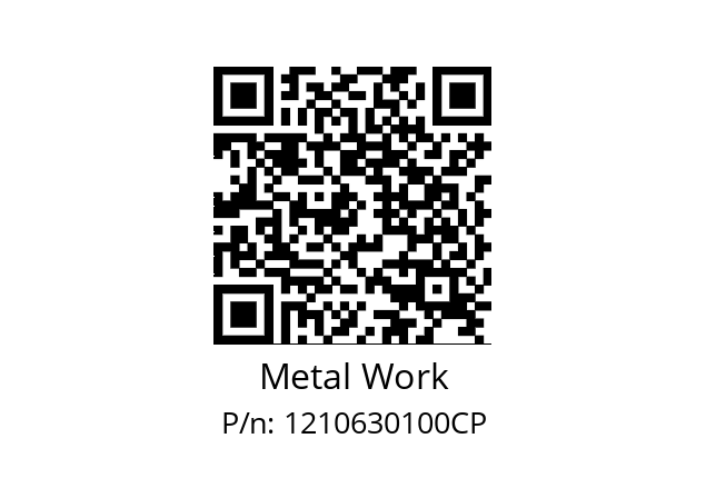   Metal Work 1210630100CP