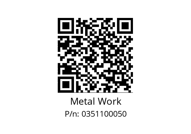   Metal Work 0351100050