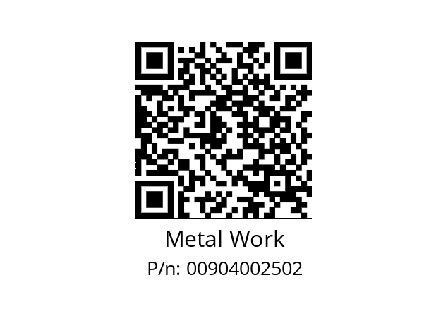   Metal Work 00904002502