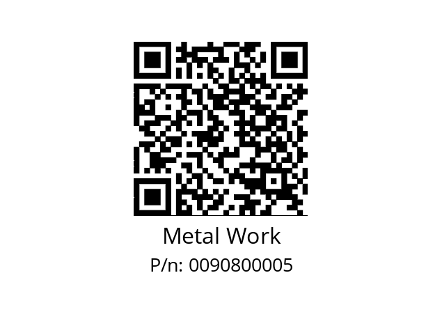   Metal Work 0090800005