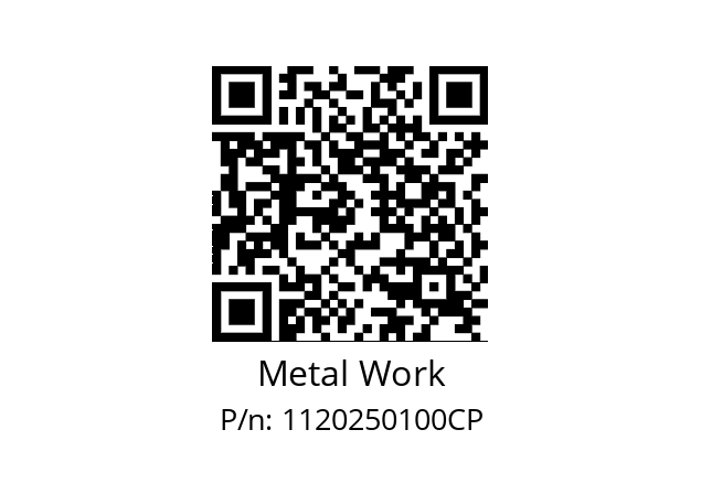   Metal Work 1120250100CP