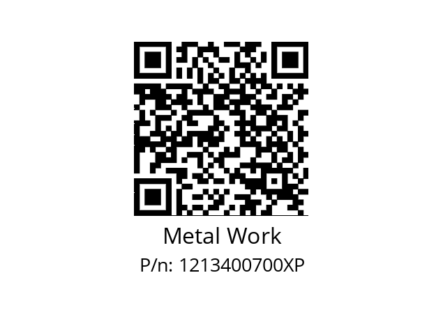   Metal Work 1213400700XP