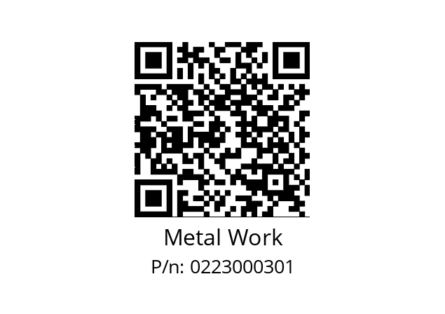   Metal Work 0223000301