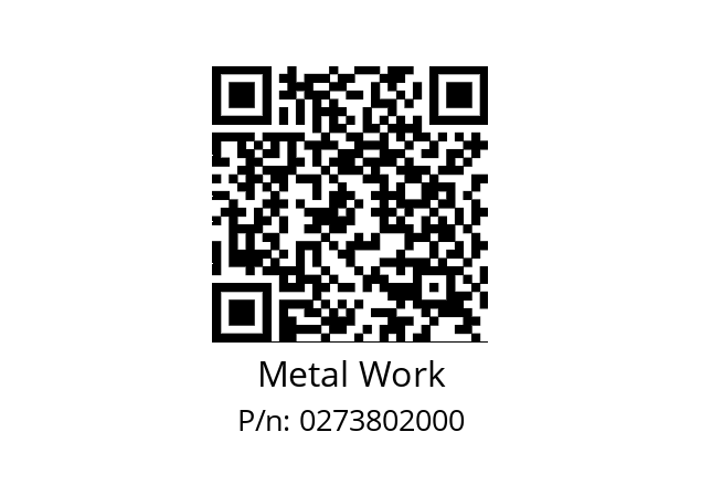   Metal Work 0273802000