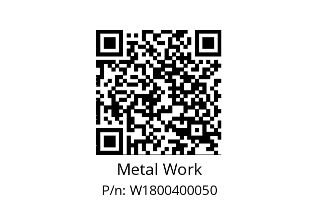   Metal Work W1800400050