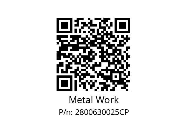   Metal Work 2800630025CP