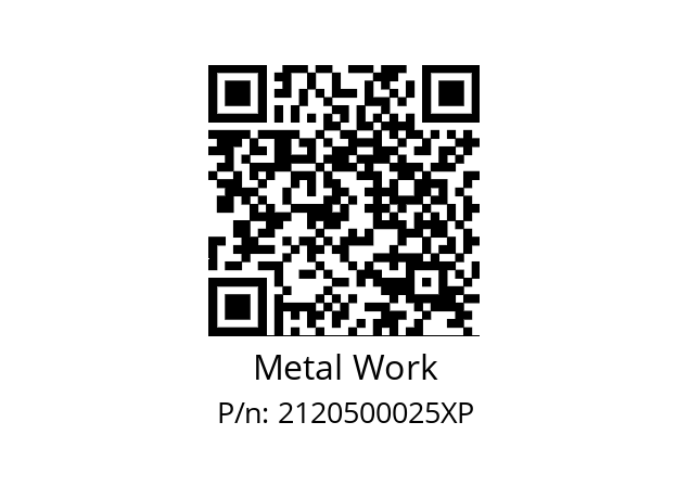   Metal Work 2120500025XP