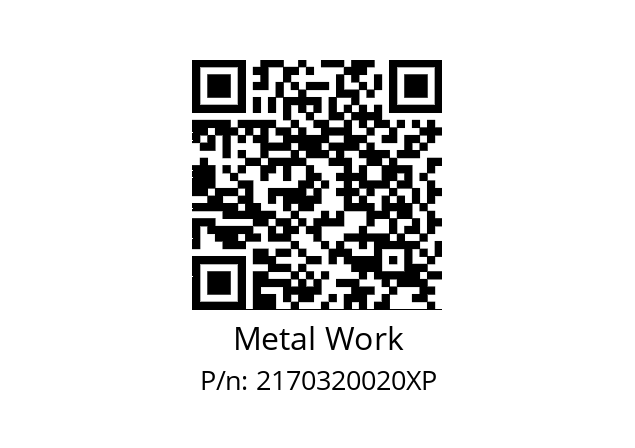   Metal Work 2170320020XP