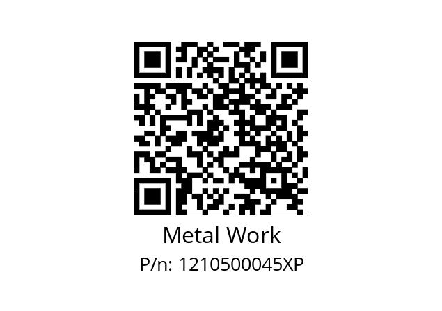   Metal Work 1210500045XP