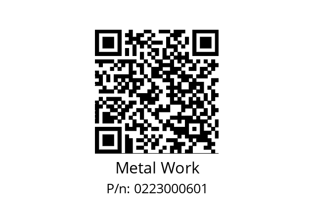   Metal Work 0223000601