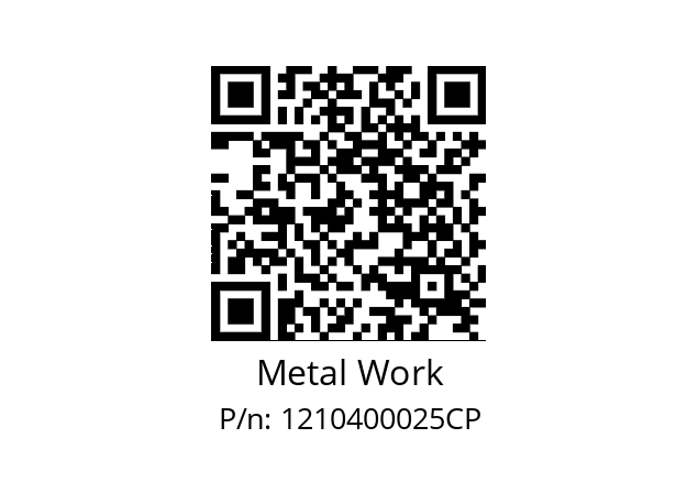   Metal Work 1210400025CP