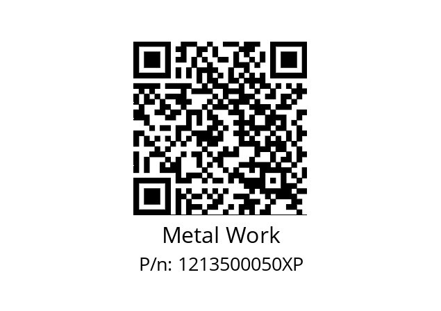   Metal Work 1213500050XP