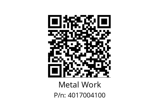   Metal Work 4017004100