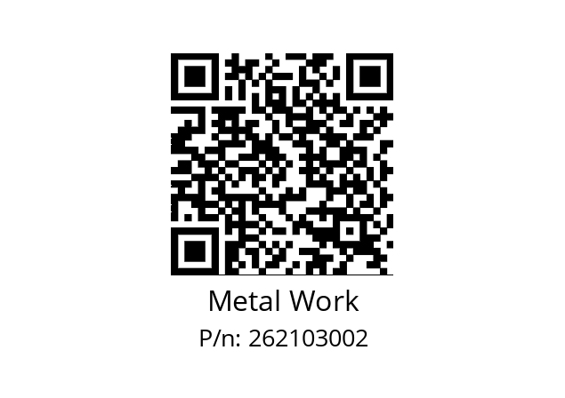   Metal Work 262103002