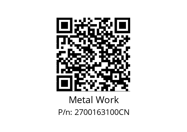   Metal Work 2700163100CN