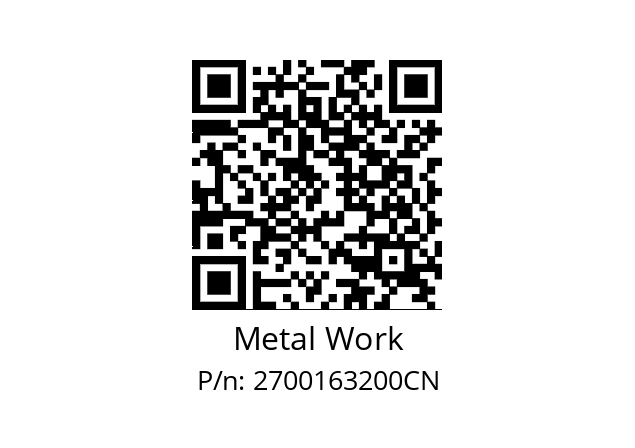   Metal Work 2700163200CN