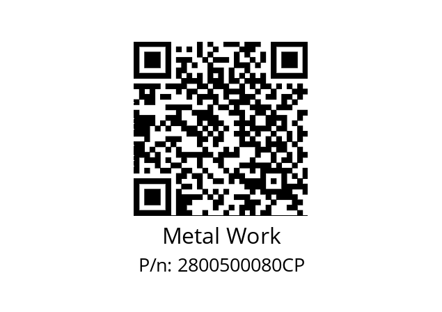   Metal Work 2800500080CP