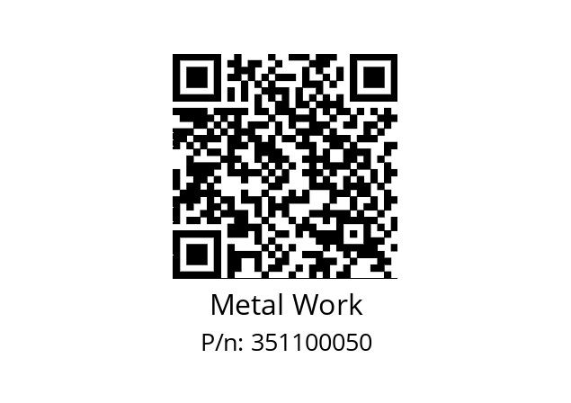   Metal Work 351100050