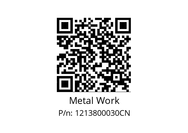   Metal Work 1213800030CN